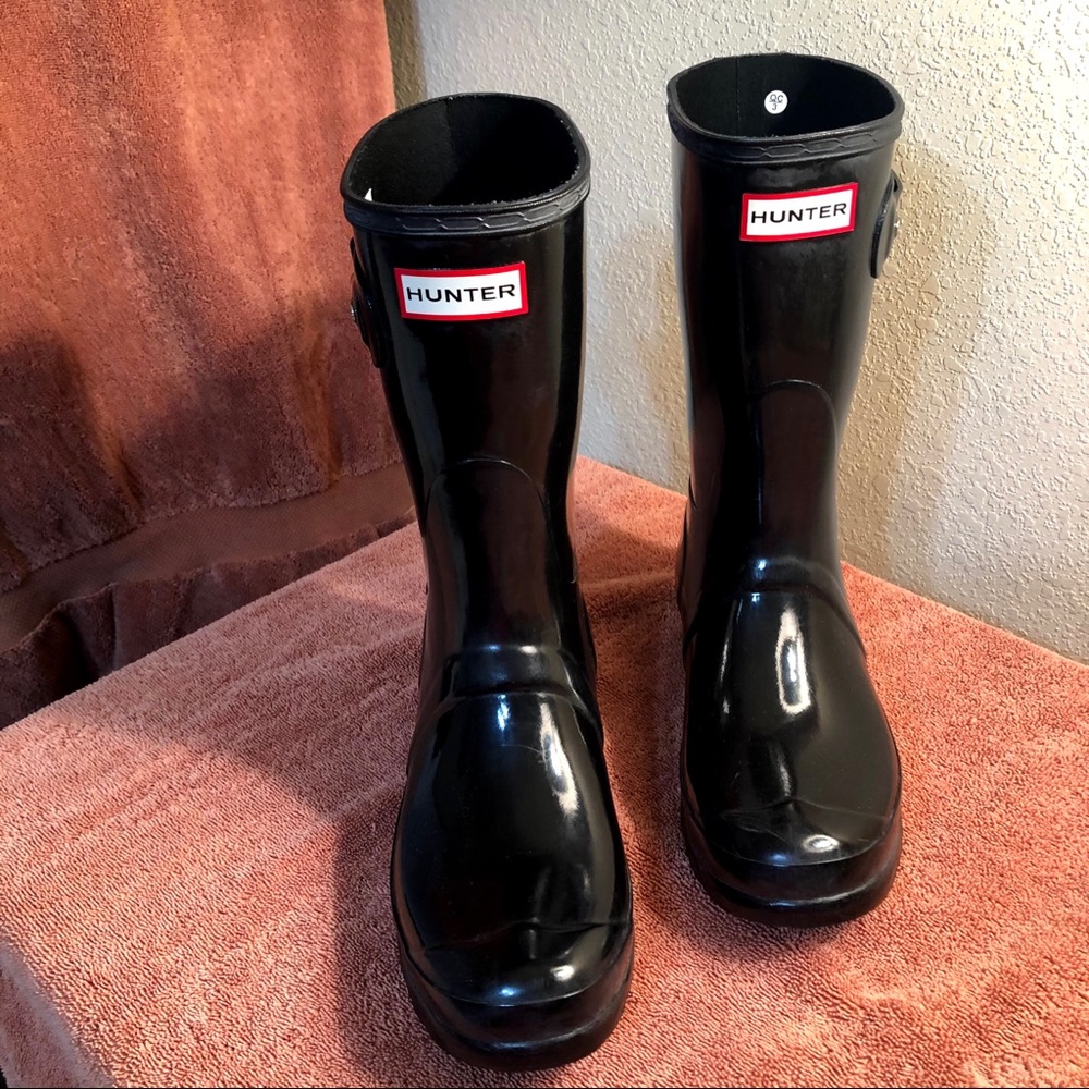 NEW Hunter Women's Original Short Gloss Rain Boots
